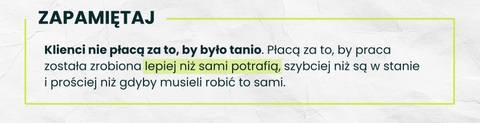 Za co płacą klienci premium freelancer